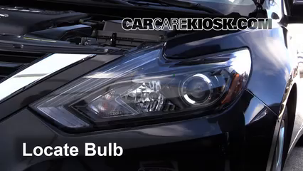 2016 Nissan Altima SL 3.5L V6 Lights Headlight (replace bulb)